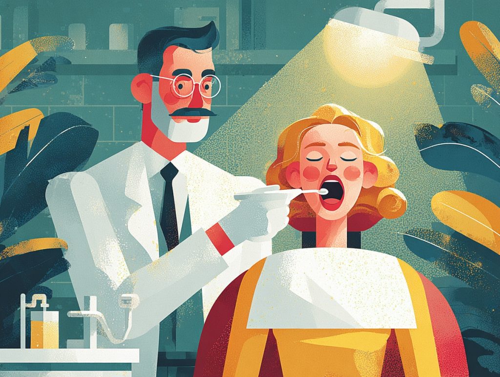 Evaluación periodontal en consulta para tratar el mal aliento