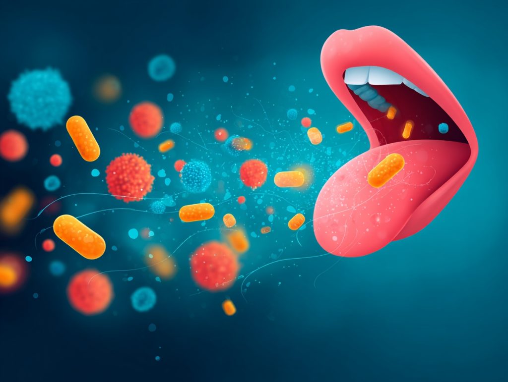 El origen del mal aliento: bacterias orales en la lengua